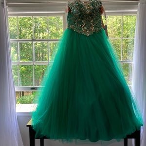 Emerald dress